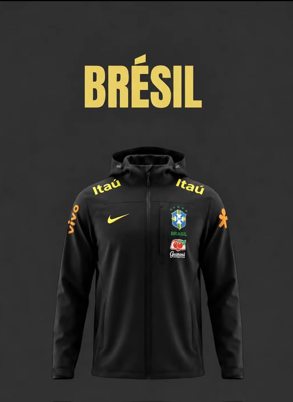 Veste Imperméable du Brésil - Seleção Drip